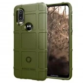 Rugged shield case Motorola One Vision grøn