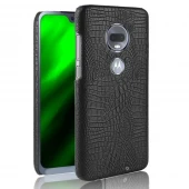 Case croco Motorola Moto G7 / G7 plus sort