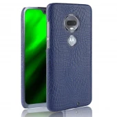 Case croco Motorola Moto G7 / G7 plus blå