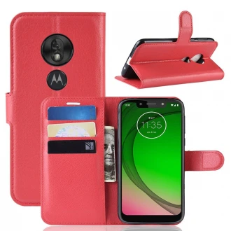 Igo flip cover Motorola Moto G7 Play rød