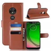 Igo flip cover Motorola G7 Play brun