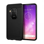 Armor case carbon style Motorola One Zoom sort