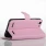 LENOVO K5 cover etui med lommer pink Leveso Mobil tilbehør