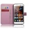 LENOVO K5 cover etui med lommer pink Leveso Mobil tilbehør