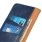 blå Elegant læder etui Motorola G8 Plus Mobil tilbehør