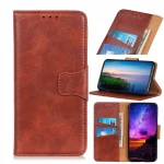 Elegant læder etui Motorola G8 Plus brun