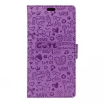 Lenovo B etui cartoon lilla
