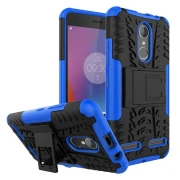 Til Lenovo K6 blå cover hybrid Leveso.dk Mobiltelefon tilbehør