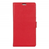 Lenovo K6 Note etui omslag med lommer rød