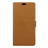 Lenovo K6 Note etui omslag med lommer brun