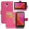 Lenovo B etui med lommer rosa Mobiltelefon tilbehør