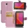 Lenovo B etui pink med lommer Mobiltelefon tilbehør