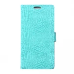 Lenovo K6 cover i alligator mønstret læder cyan