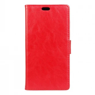 Til Lenovo K6 cover med kort lommer rød