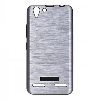 Lenovo K5 grå cover brushed metal Mobil tilbehør
