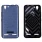 Lenovo K5 cover mørkeblå brushed metal Mobil tilbehør