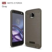 Motorola Moto Z force cover armor carbon grå Mobilcover