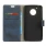 Motorola Moto G5 blå flip cover i retro stil Mobilcover