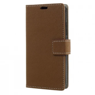 Flip cover til Motorola Moto C brun