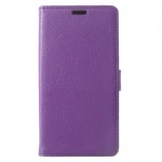 Motorola Moto C flip cover med lommer lilla