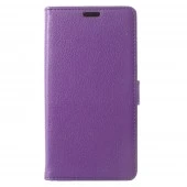 Motorola Moto C flip cover med lommer lilla