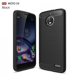 til Motorola Moto E4 C-style armor cover sort