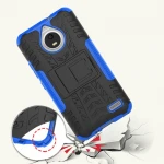 Moto E4 Mark II cover blå