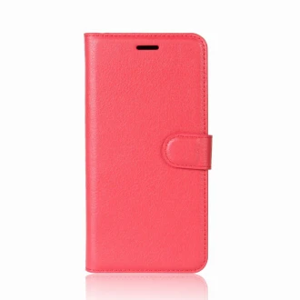 til Motorola Moto G5S flip cover med lommer rød