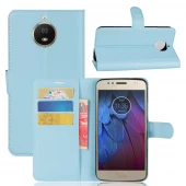 Motorola Moto G5S flip cover med lommer blå