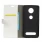 Motorola Moto Z force flip cover med lommer hvid Mobilcovers