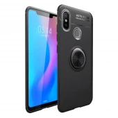 Cover med ring holder Xiaomi Mi 8 sort