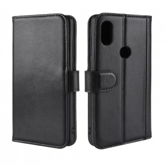 Cover ægte læder til Xiaomi Mi Mix 2S sort