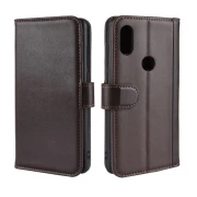 Cover ægte læder brun Xiaomi Mi Mix 2S Mobil tilbehør