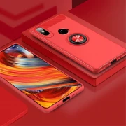 Xiaomi Mi Mix 2S cover med ring holder rød Mobil tilbehør