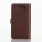 BLACKBERRY PRIV læder cover med kort lommer, moccabrun Mobiltelefon tilbehør