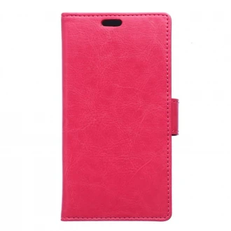 MOTOROLA MOTO X PLAY læder pung cover, rosa