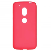 MOTOROLA MOTO G4 tpu mat cover-rød
