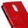 MOTOROLA MOTO G4 cover etui med lommer rød, Leveso Mobil tilbehør