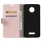 Motorola Moto Z etui blank med kort holder pink Mobiltelefon tilbehør