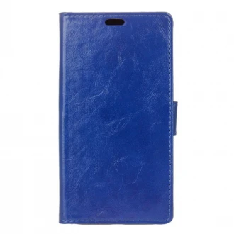 Motorola Moto Z etui - cover blank med lommer blå
