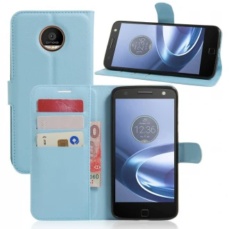 Motorola Moto Z cover - etui pung blå