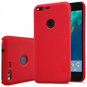 Google Pixel cover med skærm beskyttelse rød