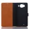 MICROSOFT LUMIA 950 læder cover i retro stil, brun Mobiltelefon tilbehør