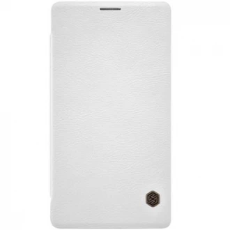 MICROSOFT LUMIA 950 XL læder cover i business stil, hvid