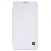 MICROSOFT LUMIA 950 læder cover i business stil, hvid