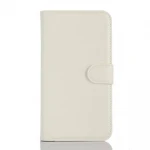 MICROSOFT LUMIA 550 læder cover med kort lommer, hvid