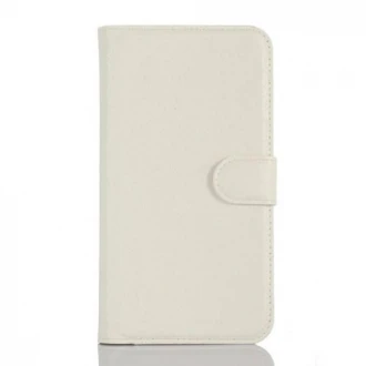 MICROSOFT LUMIA 550 læder cover med kort lommer, hvid