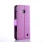 MICROSOFT LUMIA 550 læder cover med kort lommer, lilla Mobiltelefon tilbehør
