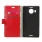 MICROSOFT LUMIA 950 XL læder cover med kort lommer, rød Mobiltelefon tilbehør