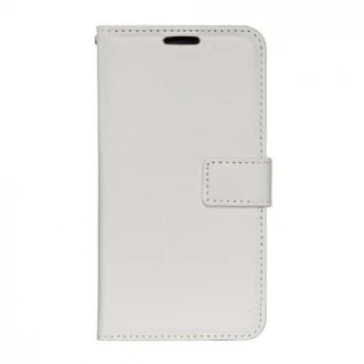 MICROSOFT LUMIA 650 læder cover med kort lommer, hvid